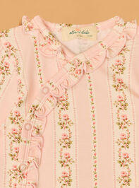 Antoinette Floral Snap Top Set Detail 3 - AS Kids