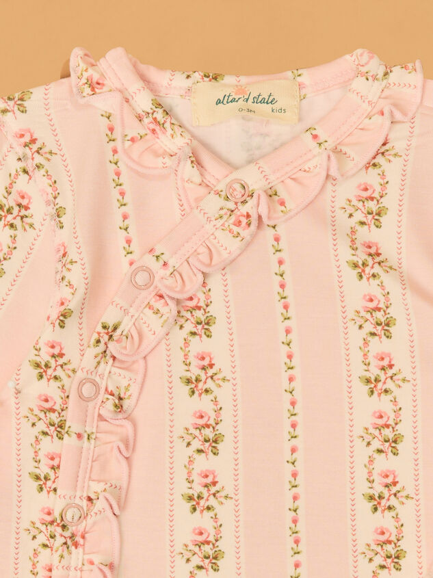 Antoinette Floral Snap Top Set Detail 3 - AS Kids