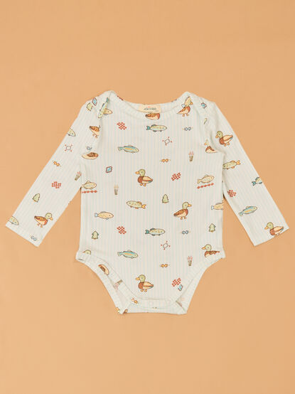 Lake Cuties Long Sleeve Bodysuit - AS Kids