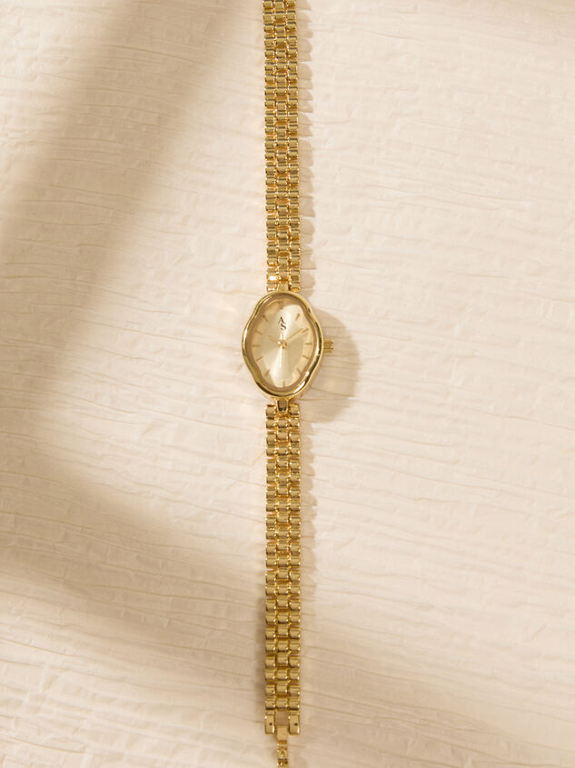 Gold Oblong Link Watch Detail 4 - ALTAR'D STATE KIDS