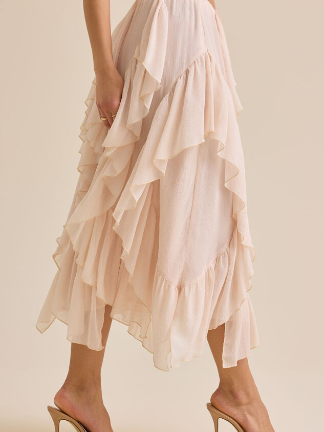 Atlas Ruffle Midi Skirt Detail 5 - ALTAR'D STATE KIDS