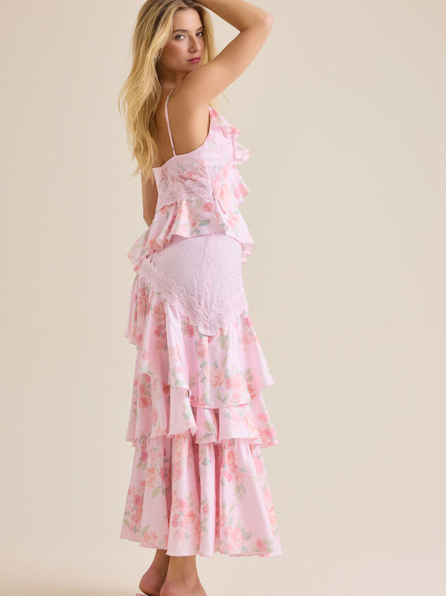 Shannon Floral Maxi Dress Detail 4 - AS Kids