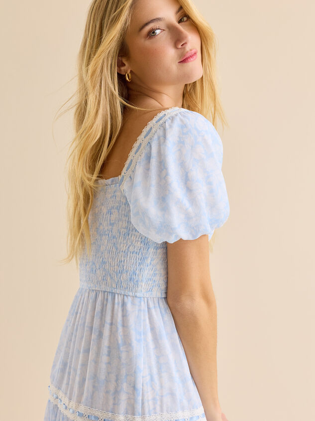 Mandie Floral Maxi Dress Detail 4 - ALTAR'D STATE KIDS