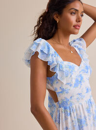 Auburn Floral Maxi Dress Detail 3 - ALTAR'D STATE KIDS