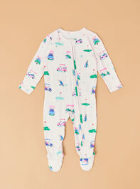 Vivian Vintage Golf Ruffle Footie - ALTAR'D STATE KIDS