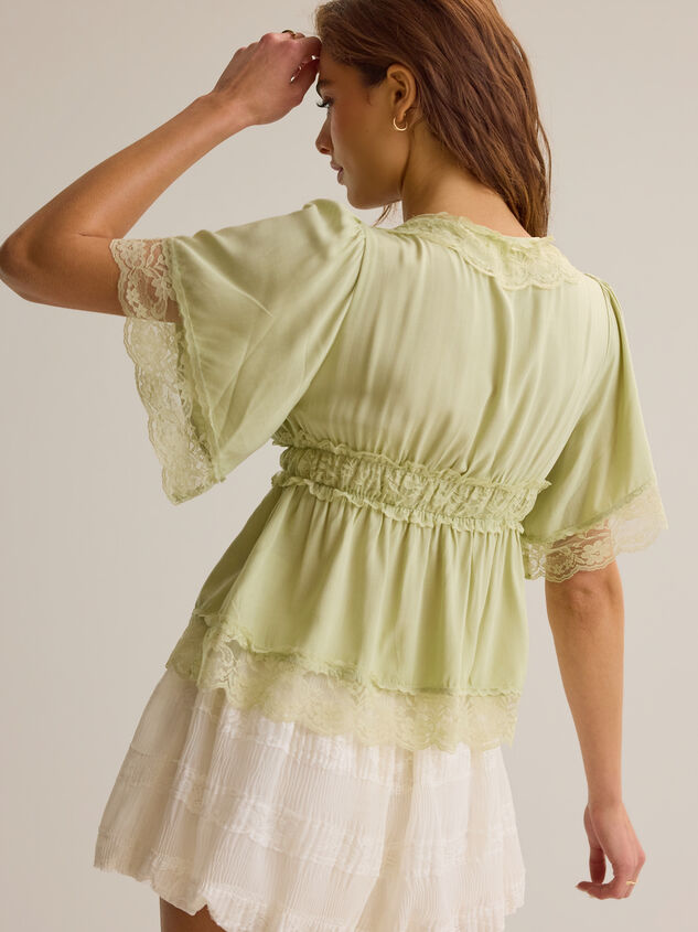 Evanelle Lace Babydoll Top Detail 7 - AS Kids
