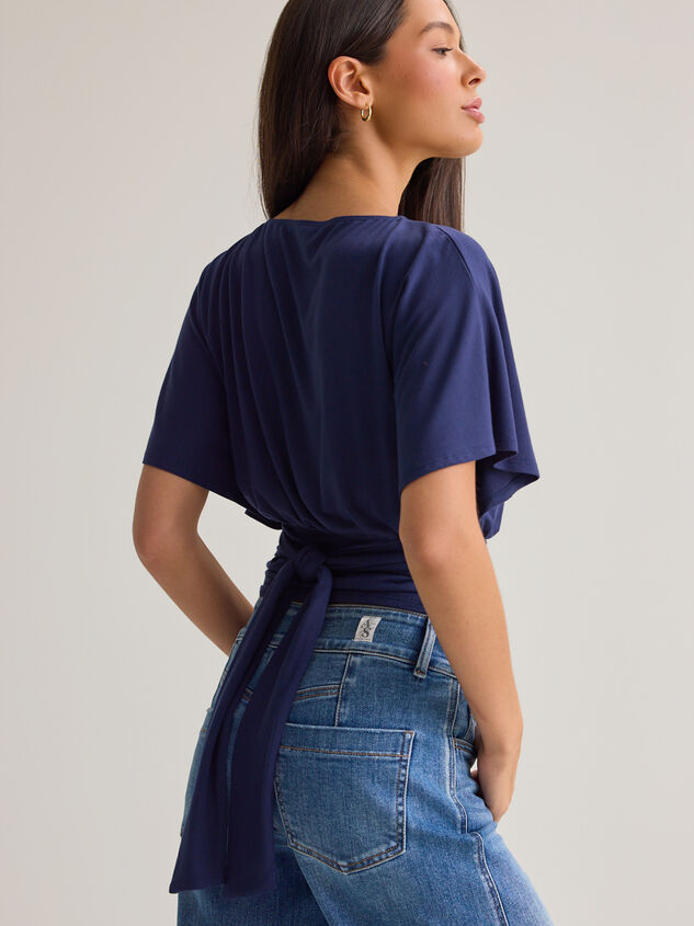 Mina Boatneck Fitted Top Detail 5 - AS Kids