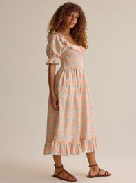 Ember Floral Ruffle Sleeve Mama Dress Detail 4 - ALTAR'D STATE KIDS