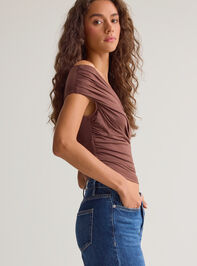 Arden Cowl Neckline Top Detail 4 - AS Kids