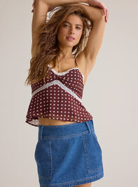 Karsen Denim Mini Skirt Detail 4 - AS Kids