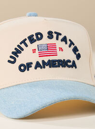 USA Embroidered Trucker Hat Detail 2 - ALTAR'D STATE KIDS