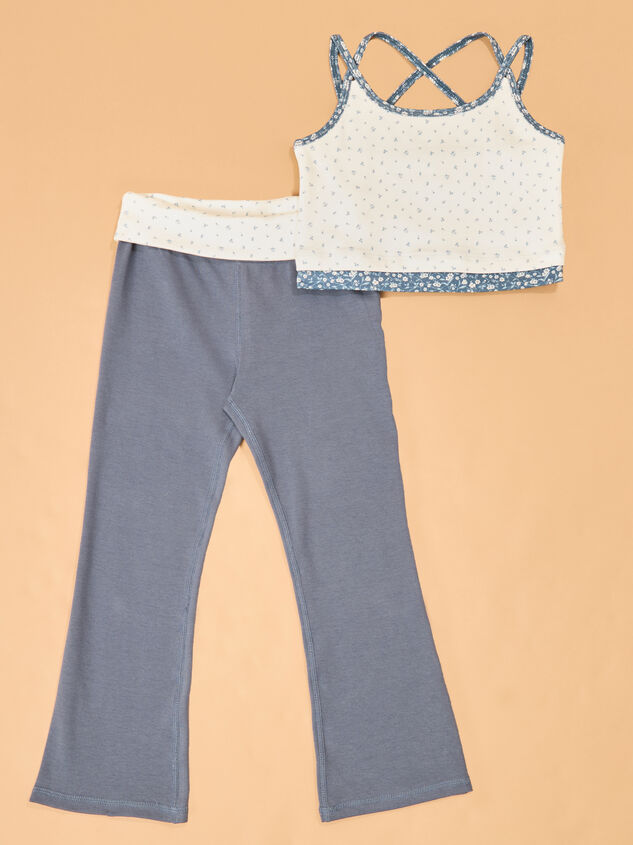 Addy Floral Double Layer Tank Detail 3 - AS Kids