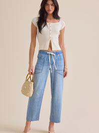 Jaden Tie Denim Pant - ALTAR'D STATE KIDS