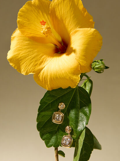 Savanna Square Dangle Earring - AS Kids