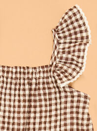 Kylie Gingham Bubble Detail 2 - AS Kids