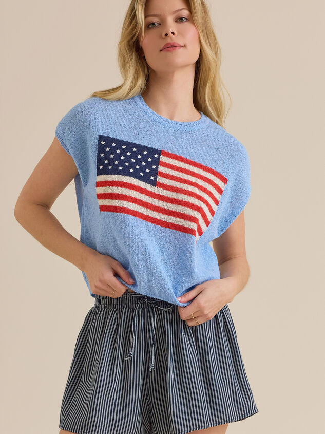 Viola Flag Sweater Vest Detail 2 - ALTAR'D STATE KIDS