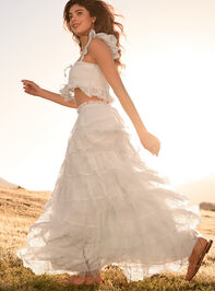 Radena Ruffle Maxi Skirt Detail 2 - AS Kids