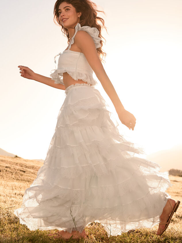 Radena Ruffle Maxi Skirt Detail 2 - AS Kids