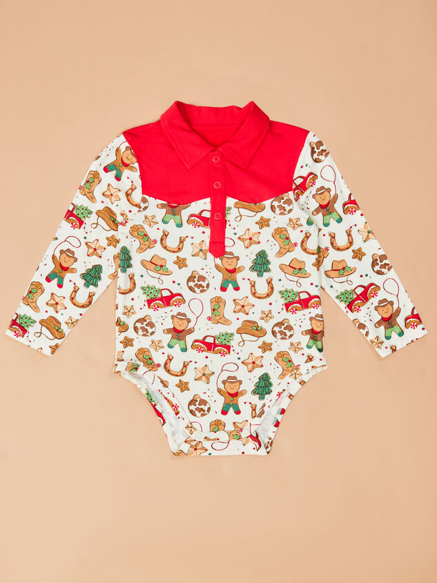 Cowboy Christmas Polo Bodysuit - ALTAR'D STATE KIDS