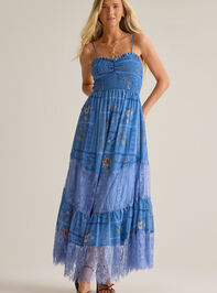 Edith Floral Maxi Dress Detail 3 - AS Kids