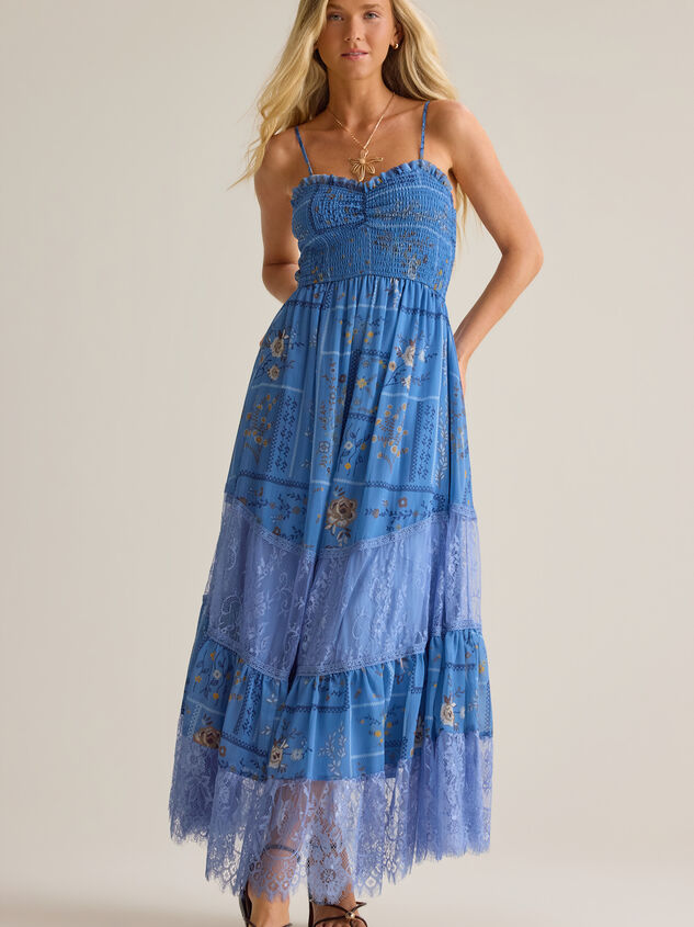 Edith Floral Maxi Dress Detail 3 - AS Kids