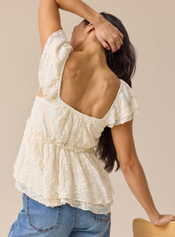 Madeline Embroidered Babydoll Top Detail 3 - ALTAR'D STATE KIDS