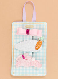 3-Piece Easter Hair Clip Set by Mudpie - ALTAR'D STATE KIDS