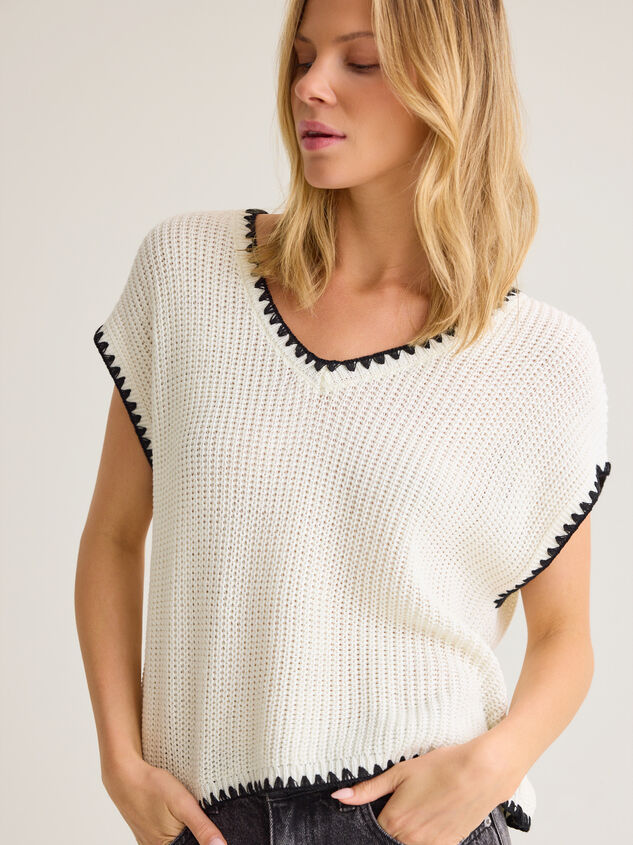 Kayte Sleeveless Sweater Detail 3 - AS Kids