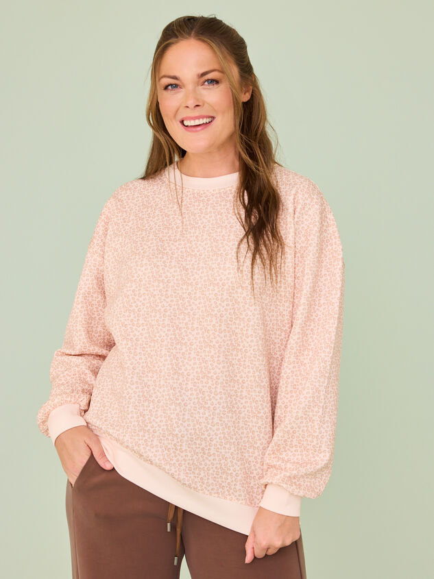 Lilah Leopard Pullover Detail 5 - AS Kids