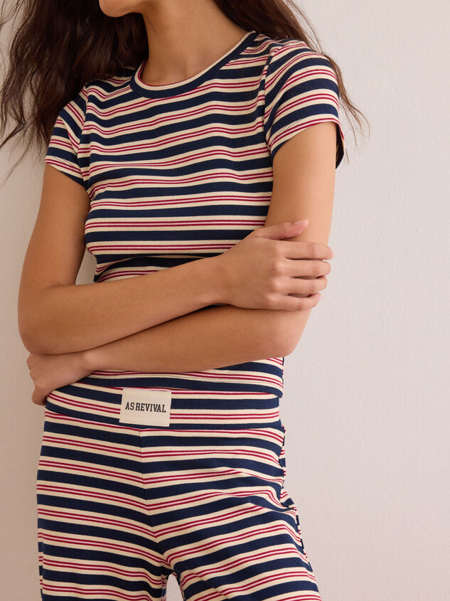 Classic Coast Stripe Top Detail 3 - AS Kids