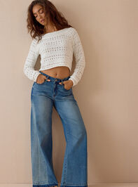 Olivia Boatneck Sweater Detail 2 - AS Kids