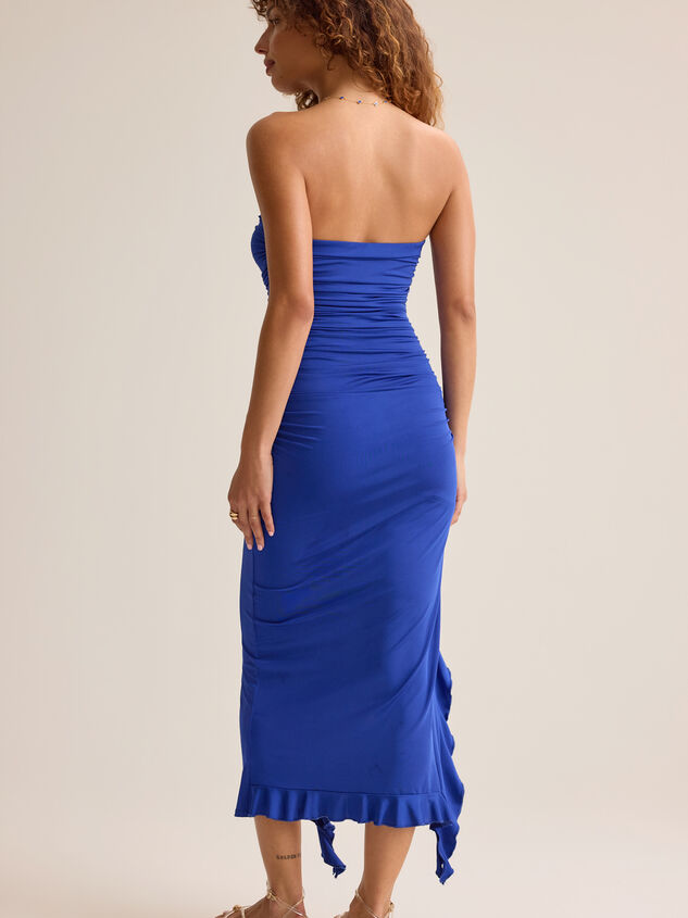 Kailen Strapless Ruffle Dress Detail 7 - AS Kids