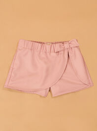 Ella Twill Bow Skort Detail 2 - AS Kids