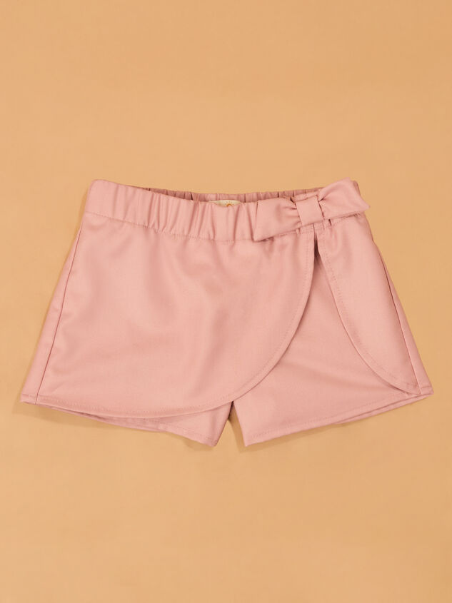 Ella Twill Bow Skort Detail 2 - AS Kids