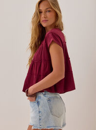 Felicity Tiered Babydoll Top Detail 4 - AS Kids
