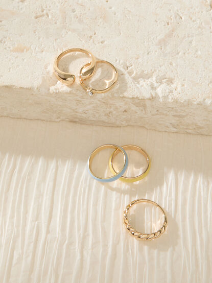 Duotone Ring Set - ALTAR'D STATE KIDS