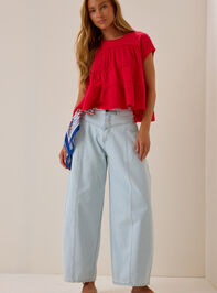 Mara Tiered Babydoll Top Detail 2 - AS Kids