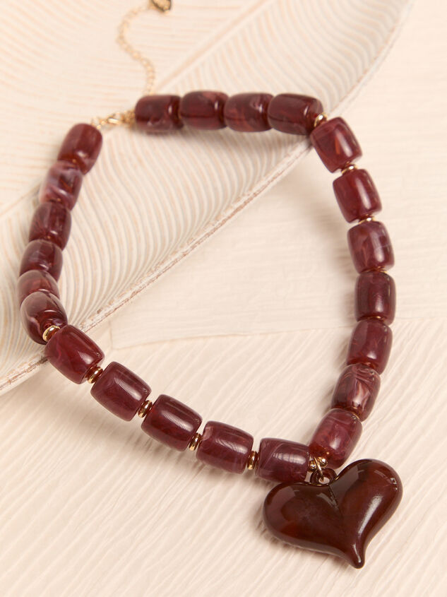 Statement Resin Bubble Heart Necklace - AS Kids