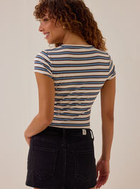 Alena Denim Mini Skort Detail 4 - AS Kids