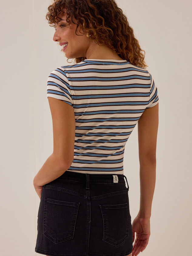 Alena Denim Mini Skort Detail 4 - AS Kids