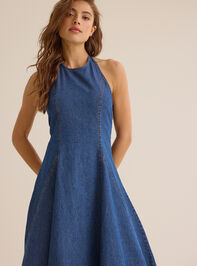 Ozzie Denim Midi Dress Detail 2 - ALTAR'D STATE KIDS