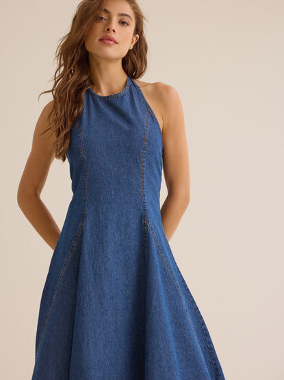 Ozzie Denim Midi Dress - ALTAR'D STATE KIDS