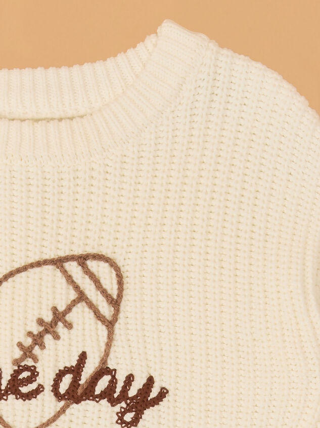 Giorgio Game Day Knit Sweater Detail 3 - AS Kids