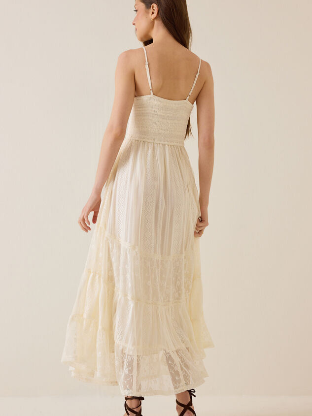 Tami Lace Tiered Maxi Dress Detail 5 - AS Kids
