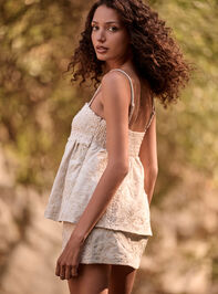 Phoebe Embroidered Babydoll Tank Detail 3 - ALTAR'D STATE KIDS