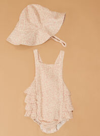 Harper Floral Sunsuit with Hat - ALTAR'D STATE KIDS