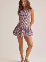 Rylee Gingham Mini Dress - AS Kids