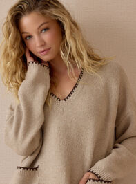 Lorelai V Neck Sweater - AS Kids