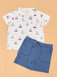 Little Captain Toddler Polo Set Detail 2 - ALTAR'D STATE KIDS