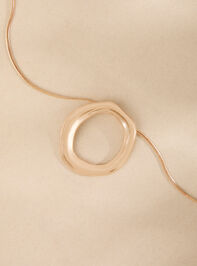 Jilli Open Circle Necklace Detail 2 - ALTAR'D STATE KIDS